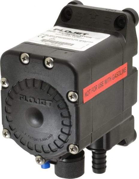 FloJet - 1/2" NPT, Nonmetallic, Air Operated Diaphragm Pump - Viton Diaphragm, Polypropylene Housing - Industrial Tool & Supply