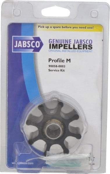 Jabsco - Nitrile Impeller Kit Repair Part - Contains Impeller, Seal, Gasket, For Use with Jabsco Model 6050-0001 Flexible Impeller Pump Motors - Industrial Tool & Supply