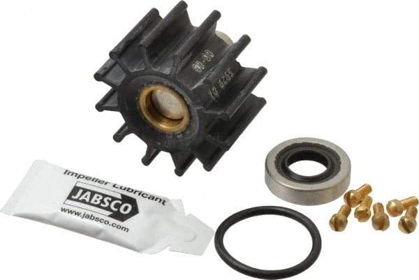 Jabsco - Neoprene Impeller Kit Repair Part - Contains Impeller, Seal, Gasket, For Use with Jabsco Model 11810-0003 Flexible Impeller Pump Motors - Industrial Tool & Supply