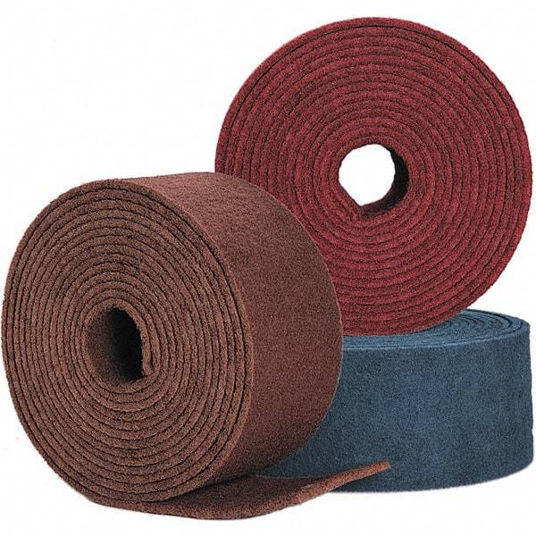 Standard Abrasives - 30' Long x 6" Wide Nonwoven Roll - Very Fine Grade, Purple, Aluminum Oxide - Industrial Tool & Supply