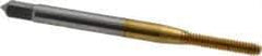 OSG - #3-48 UNC H3 Thread Limit Modified Bottoming Thread Forming Tap - Cobalt, TiN Finish, 1-13/16" OAL, 1/2" Thread Length, Right Hand Thread, Series HY-PRO NRT - Exact Industrial Supply