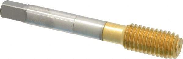 OSG - 1/2-13 UNC H5 Thread Limit Modified Bottoming Thread Forming Tap - Cobalt, TiN Finish, 3-3/8" OAL, 1-21/32" Thread Length, Right Hand Thread, Series HY-PRO NRT - Exact Industrial Supply