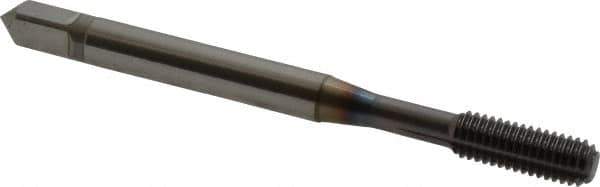OSG - #10-32 UNF H6 Thread Limit Bottoming Thread Forming Tap - Powdered Metal High Speed Steel, TiCN Finish, 2-3/8" OAL, 7/8" Thread Length, Right Hand Thread, Series EXOTAP NRT - Exact Industrial Supply
