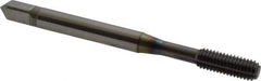 OSG - #10-32 UNF H6 Thread Limit Bottoming Thread Forming Tap - Powdered Metal High Speed Steel, TiCN Finish, 2-3/8" OAL, 7/8" Thread Length, Right Hand Thread, Series EXOTAP NRT - Exact Industrial Supply