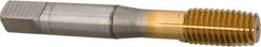 OSG - M10x1.50 Metric Coarse D10 Thread Limit Plug Thread Forming Tap - Cobalt, TiN Finish, 2-15/16" OAL, 1-1/4" Thread Length, Right Hand Thread, Series HY-PRO NRT - Exact Industrial Supply
