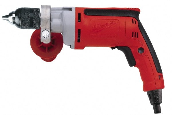 Milwaukee Tool - 1/2" Keyless Chuck, Pistol Grip Handle Electric Drill - Industrial Tool & Supply