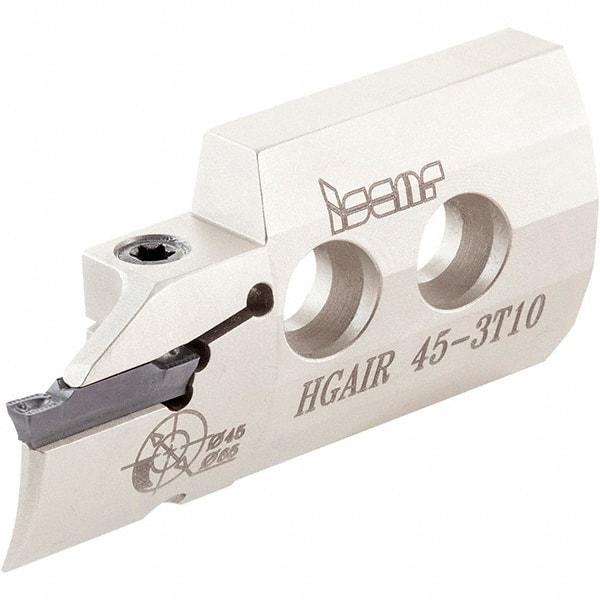 Iscar - 3" Groove Width, 8mm Max Depth of Cut, Left Hand Cut, HGAI Indexable Grooving Blade - HGN-C, HGPL Insert Style, Series Heliface - Industrial Tool & Supply