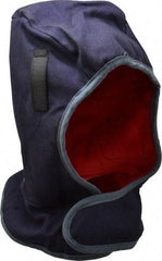 OccuNomix - Universal Size, Navy Blue, Underneath Hard Hat Winter Liner - Shoulder Cape Length, 3 Layer - Industrial Tool & Supply