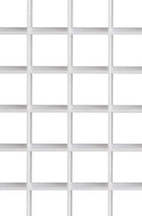 Made in USA - Polystyrene Fixture Diffuser - White - Industrial Tool & Supply