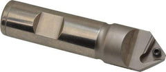 Ingersoll Cutting Tools - 82° Included Angle, 0.782" Drill Diam, 3-1/2" OAL, 3/4" Shank Diam, Indexable Spotting and Center Drill - TFLT 15 Insert Style - Industrial Tool & Supply