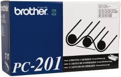 Brother - Black Thermal Print Cartridge Ribbon - Use with 75513739 - Industrial Tool & Supply