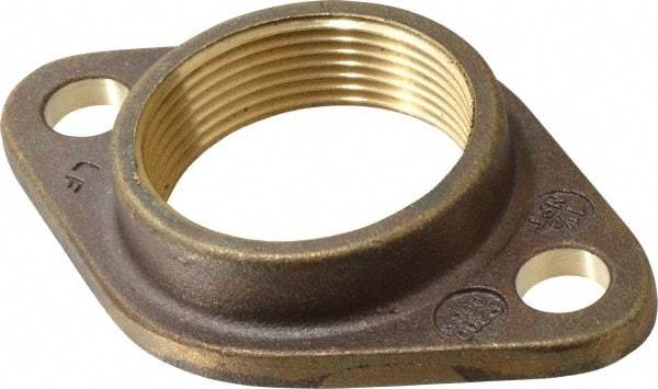 Bell & Gossett - Inline Circulator Pump Bronze Flange - 1-1/2 Inch Flange, Armstrong Part No. 104301-041, Bell & Gosset Part No. 101210, Teel Part No. 2a640, For Use with 100, PR, NRF, PL-30, PL-36, PL-55 - Industrial Tool & Supply