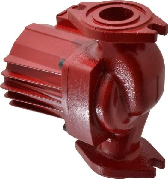 Bell & Gossett - 1/15 hp, 6-3/16" Long, 1 Phase, Cast Iron Housing, Noryl Impeller, Inline Circulator Pump - 115 Volt, 60 Hz, 6-3/8" Flange Width, Bell & Gossett Part No. 103350, 150 Max psi, ODP Motor - Industrial Tool & Supply