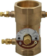 Bell & Gossett - 2" Pipe, Threaded End Connections, Inline Calibrated Balance Valve - 5-1/8" Long, 4-1/8" High, 300 Max psi, Brass Body - Industrial Tool & Supply