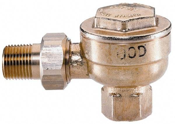 Hoffman Speciality - 1/2 Male" Pipe, Brass Thermostatic Steam Trap - 125 Max psi - Industrial Tool & Supply