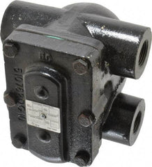 Hoffman Speciality - 3/4 Female" Pipe, Cast Iron Float & Thermostatic Steam Trap - 15 Max psi - Industrial Tool & Supply