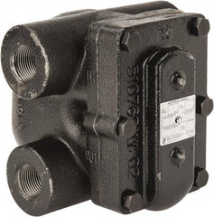 Hoffman Speciality - 3/4 Female" Pipe, Cast Iron Float & Thermostatic Steam Trap - 75 Max psi - Industrial Tool & Supply