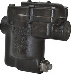 Hoffman Speciality - 1/2 Female" Pipe, Cast Iron Inverted Bucket Steam Trap - 125 Max psi - Industrial Tool & Supply