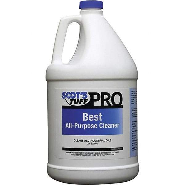 Scot's Tuff - 1 Gal Bottle All-Purpose Cleaner - Low Sudsing, Pleasant - Industrial Tool & Supply