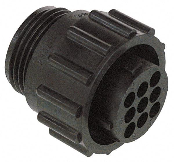 Tyco/Amp - Panel Mount Plug and Receptacle Kit - 37 to 23 AWG Compatible Wire Size - Industrial Tool & Supply