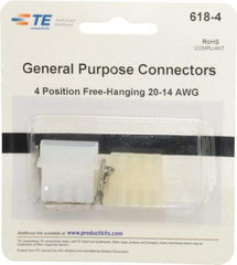Tyco/Amp - Free Hanging Connector Kit - 20 to 14 AWG Compatible Wire Size - Industrial Tool & Supply