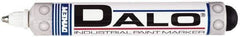 Dykem - White Paint Marker - Broad Tip, Oil Based - Industrial Tool & Supply