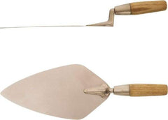 Ampco - Nickel Tin Copper Masonry Trowel - 8-1/2" Long x 5-1/8" Wide - Industrial Tool & Supply