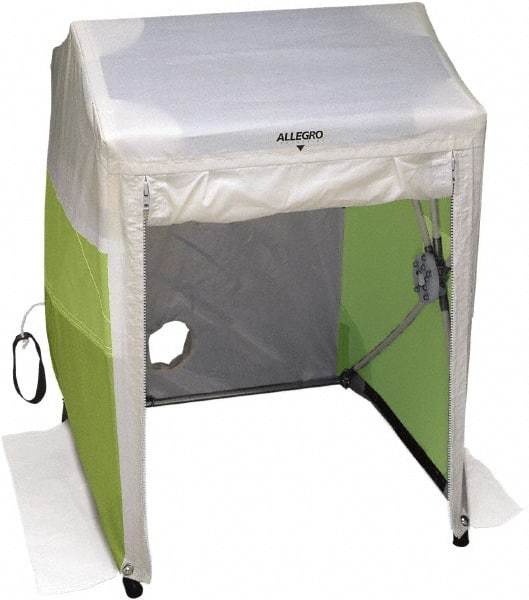 Allegro - Manhole Equipment & Accessories Type: Deluxe Work Tent, 6 d x 6 w x 6-1/2 h, 1 Door - Industrial Tool & Supply