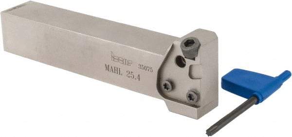 Iscar - MAH, External, Left Hand, Indexable Grooving Tool Holder - 1" Shank Height, 1" Shank Width, 5.6" OAL - Industrial Tool & Supply