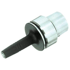 Iscar - 5/16" Hole Diam, HSK50E Taper Shank Shrink Fit Tool Holder & Adapter - 4.024" Projection, 0.55" Nose Diam, 1.38" Clamping Depth, 25,000 RPM, Through Coolant - Exact Industrial Supply
