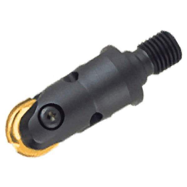 Iscar - 16mm Cut Diam, 9.4mm Max Depth of Cut, Indexable Ball Nose End Mill - 32.6mm Head Length, M08 Modular Connection, CDP D-M Toolholder - Industrial Tool & Supply