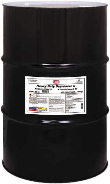 CRC - 55 Gal Drum Cleaner/Degreaser - Liquid, Petroleum Distillate & Nonchlorinated, Unscented - Industrial Tool & Supply