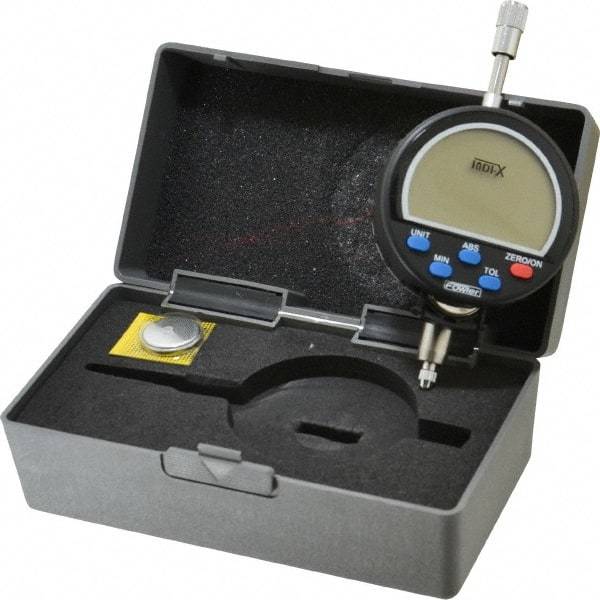 Fowler - 0 to 1" Range, 0.0005" Graduation, Electronic Drop Indicator - Accurate to 0.0005", Inch & Metric System, Digital Display - Industrial Tool & Supply