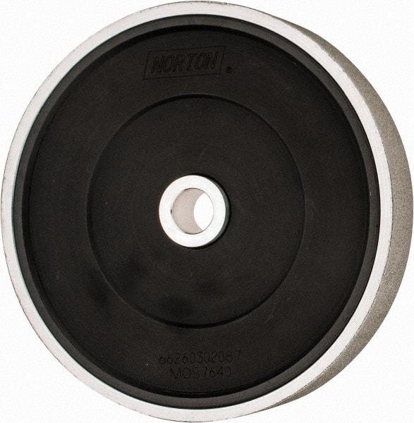 Norton - 100 Grit Diamond Bench & Pedestal Grinding Wheel - 6" Diam x 1" Hole x 1" Thick, Fine Grade - Industrial Tool & Supply