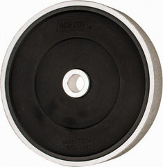 Norton - 100 Grit Diamond Bench & Pedestal Grinding Wheel - 6" Diam x 1" Hole x 1" Thick, Fine Grade - Industrial Tool & Supply