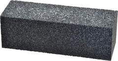 Made in USA - 6" Long x 2" Wide x 2" Thick, Silicon Carbide Sharpening Stone - Plain Rectangle, 24 Grit, Very Coarse Grade - Industrial Tool & Supply