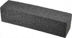 Made in USA - 8" Long x 2" Wide x 2" Thick, Silicon Carbide Sharpening Stone - Plain Rectangle, 24 Grit, Very Coarse Grade - Industrial Tool & Supply