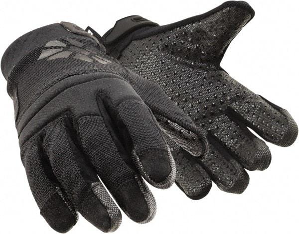 HexArmor - Size M (8), ANSI Cut Lvl A9, Puncture Lvl 2, Silicone Rubber Coated SuperFabric Cut & Puncture Resistant Gloves - Palm Coated, SuperFabric Lining, Hook & Loop Cuff, Gray, Paired - Industrial Tool & Supply