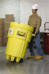 Enpac - Overpack & Salvage Drums Type: Salvage Drum w/Wheels Total Capacity (Gal.): 50.00 - Industrial Tool & Supply