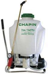 Chapin - 4 Gal Garden Backpack Sprayer - Reinforced Hose, Polyethylene Tank, For Industrial Applications - Industrial Tool & Supply
