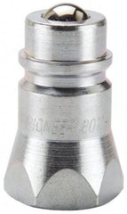 Parker - 9/16-18 SAE Steel Hydraulic Hose O-Ring Boss Nipple - 5,000 psi - Industrial Tool & Supply