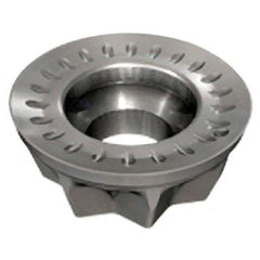 Iscar - RXMT10T3 RM Grade IC950 Carbide Milling Insert - TiAlN Finish, 0.1563" Thick, 10mm Inscribed Circle - Industrial Tool & Supply