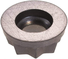 Iscar - RXCW10T3 Grade IC908 Carbide Milling Insert - TiAlN Finish, 0.1563" Thick, 10mm Inscribed Circle - Industrial Tool & Supply