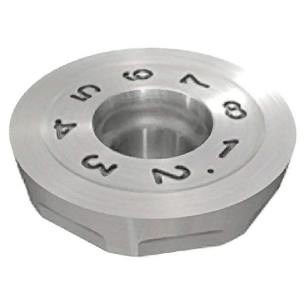 Iscar - RCCW1605 Grade IC328 Carbide Milling Insert - TiCN Finish, 0.126" Thick, 16mm Inscribed Circle - Industrial Tool & Supply