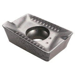 Iscar - APKT1003 76 Grade IC4010 Carbide Milling Insert - TiCN/Al2O3/TiN Finish, 0.1366" Thick, 0.5mm Corner Radius - Industrial Tool & Supply