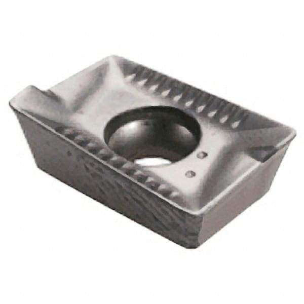 Iscar - APKT1003 76 Grade IC250 Carbide Milling Insert - TiCN/TiN Finish, 0.1366" Thick, 0.5mm Corner Radius - Industrial Tool & Supply