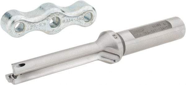 Iscar - 9.5 to 9.9mm Diam, 5xD, 47mm Max Depth, 12mm Shank Diam, 105.1mm OAL, Replaceable Tip Drill - IDI-SG, IDI-SK Insert, DCM Toolholder, Series ChamDrill - Industrial Tool & Supply