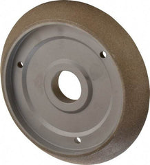 Darex - 6-1/2" Diam, 180 Grit, Type 12 Tool & Cutter Grinding Wheel - Medium Grade, CBN - Industrial Tool & Supply