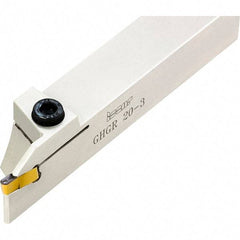 Iscar - External Thread, 6mm Min Groove Width, 170mm OAL, Left Hand Indexable Grooving Cutoff Toolholder - 32mm Shank Height x 32mm Shank Width, GI.. Insert Style, GHG Toolholder Style, Series Cut Grip - Industrial Tool & Supply