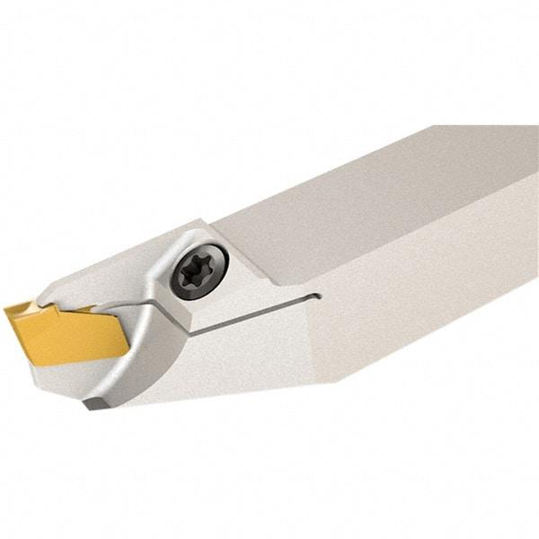 Iscar - External Thread, 1.8mm Min Groove Width, 140mm OAL, Left Hand Indexable Grooving Cutoff Toolholder - 12mm Shank Height x 12mm Shank Width, GF.. Insert Style, SGF Toolholder Style, Series Self-Grip - Industrial Tool & Supply